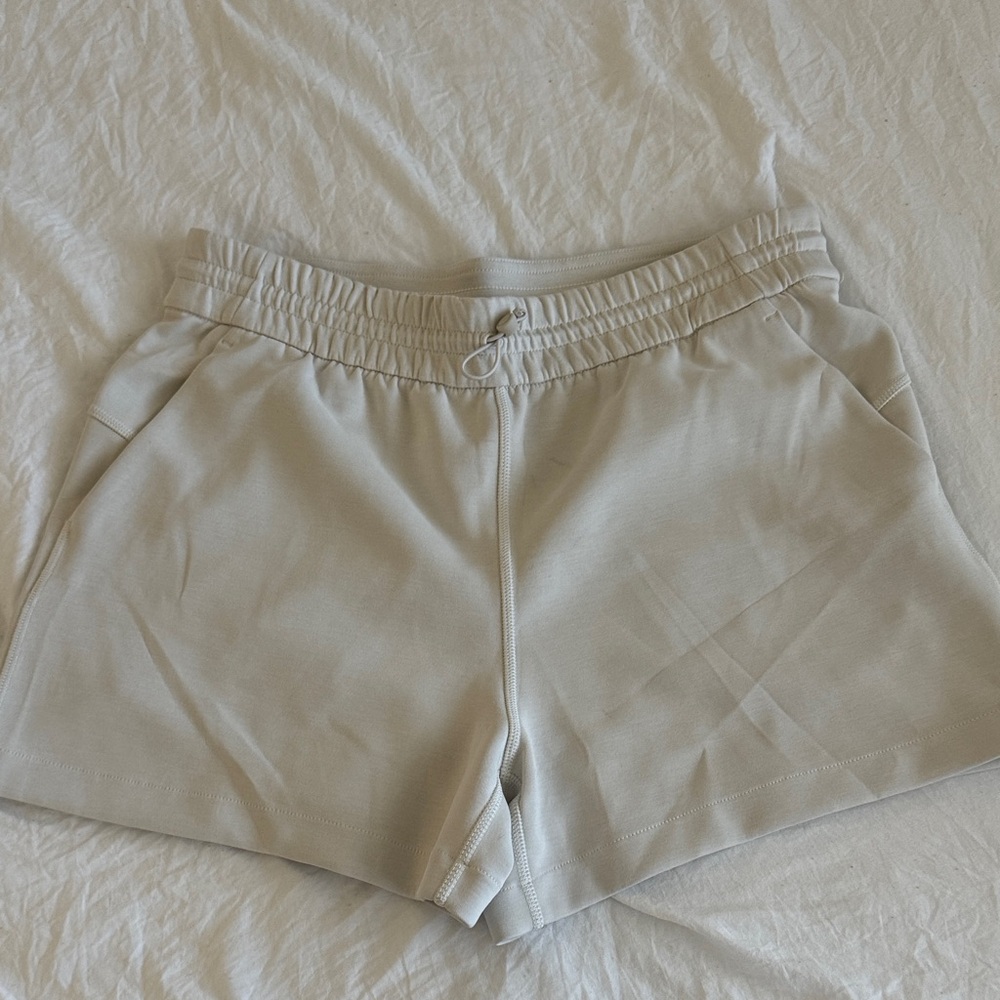 lululemon athletica SoftStreme Cream Athletic Shorts